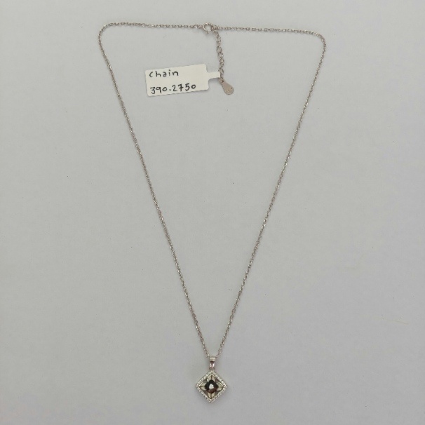 925 Sterling Silver Floral Charm Pendant Chain for Women