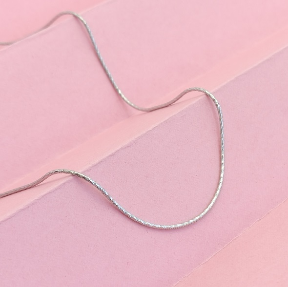 Essential Silver Box Chain – 92.5 Sterling Silver Minimalist Fine Link Necklace