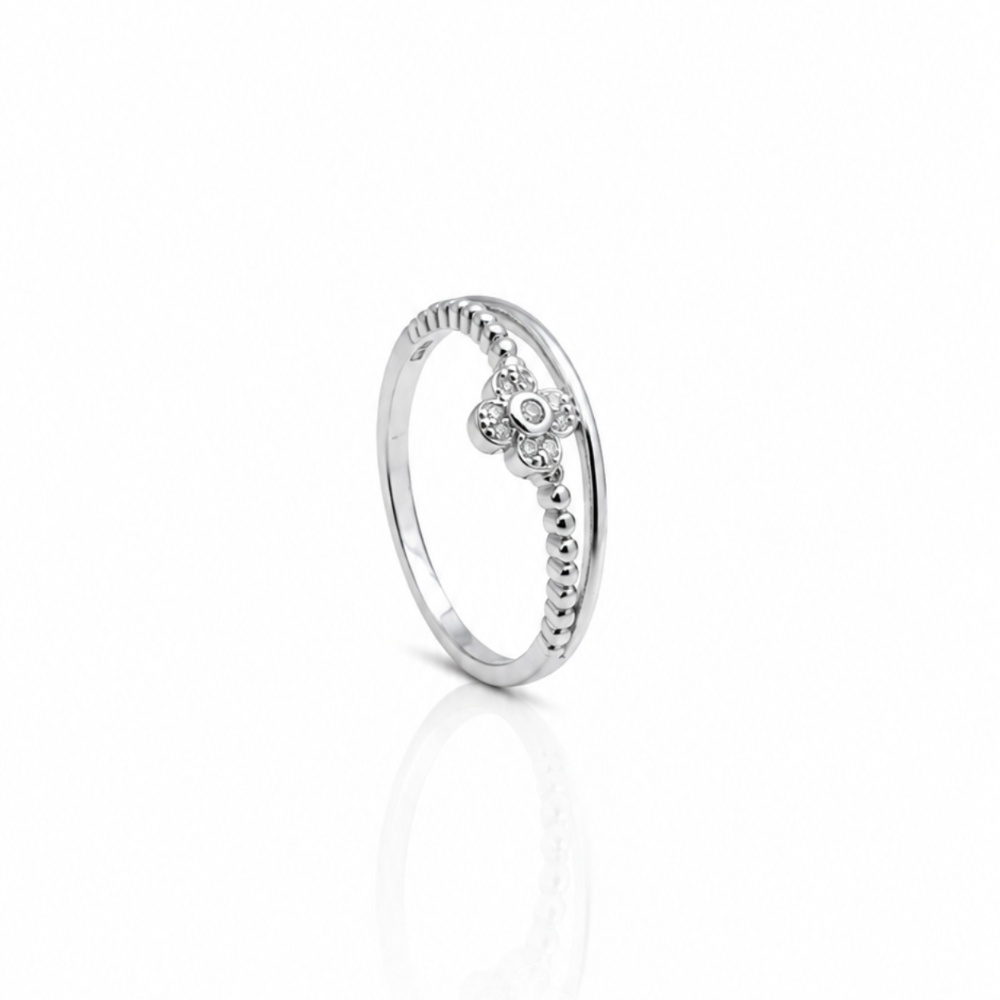 Blooming Flower Ring 925 Silver