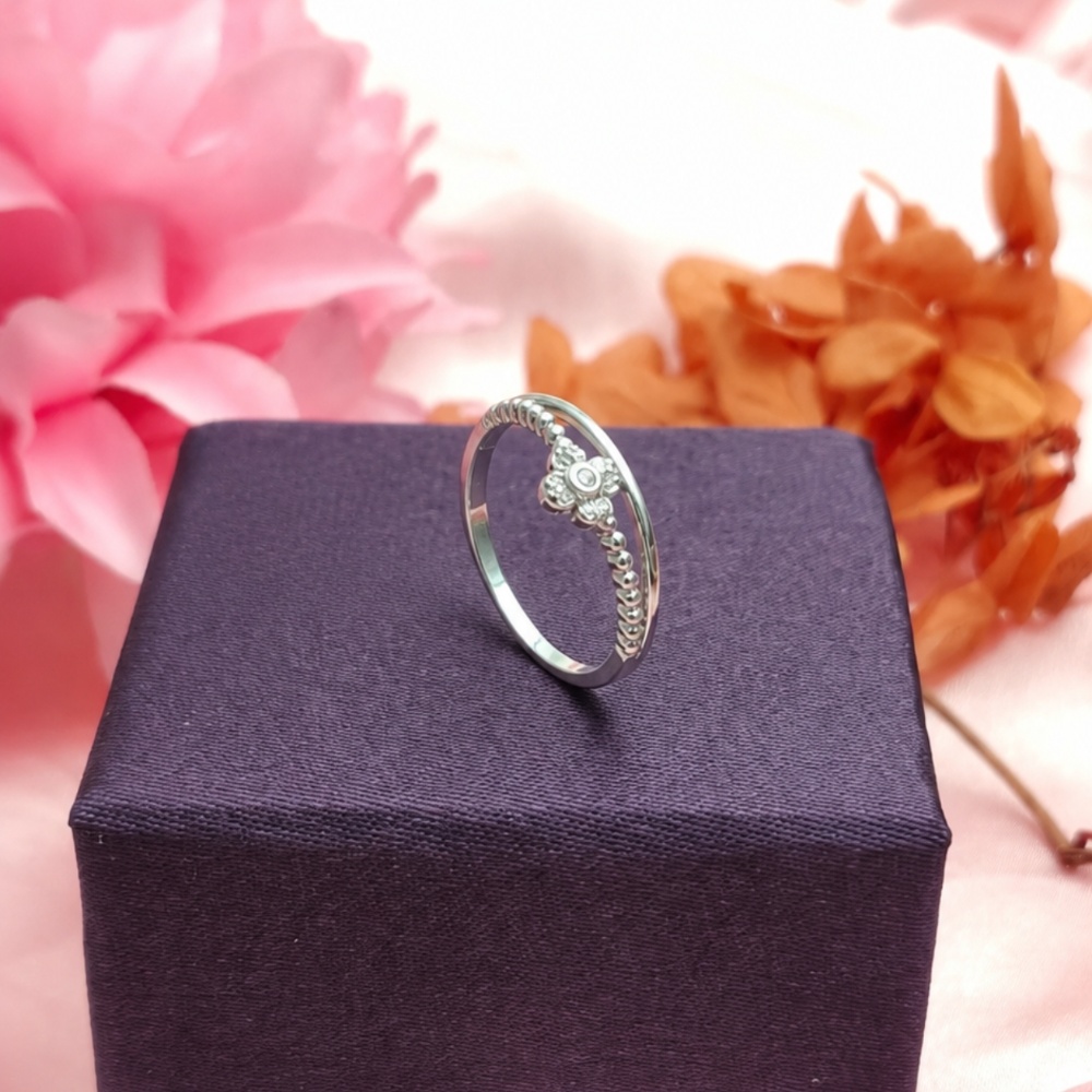 Blooming Flower Ring 925 Silver
