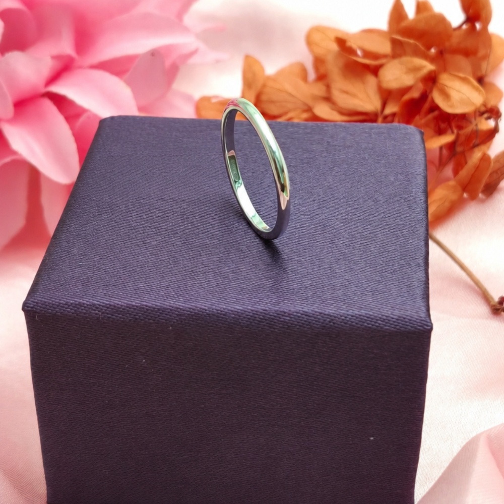 Classic Plain Ring 925 Silver
