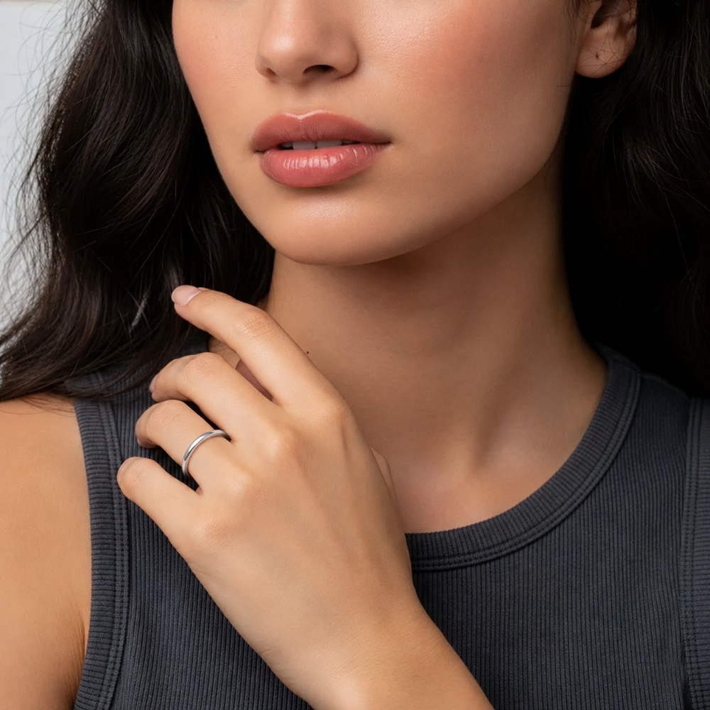 Classic Plain Ring 925 Silver