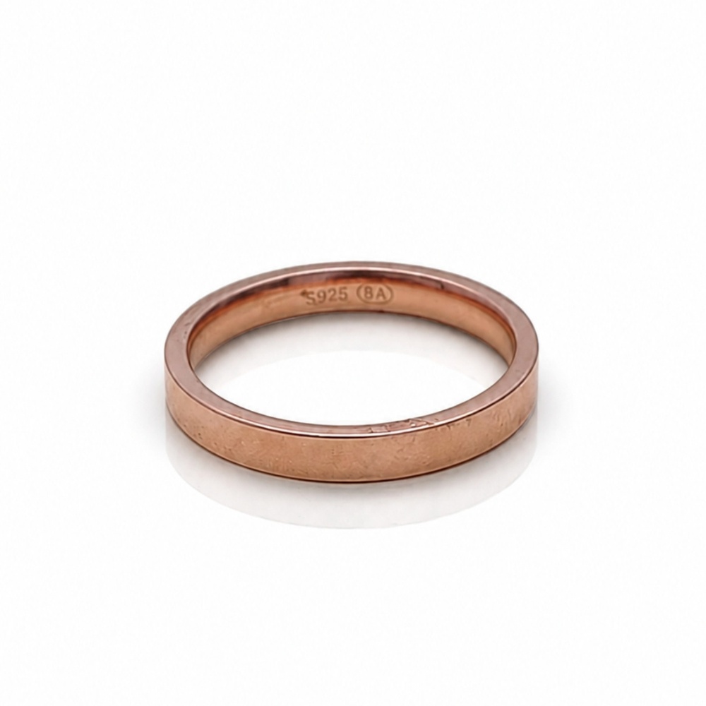 Classic Rosegold 925 Silver Band