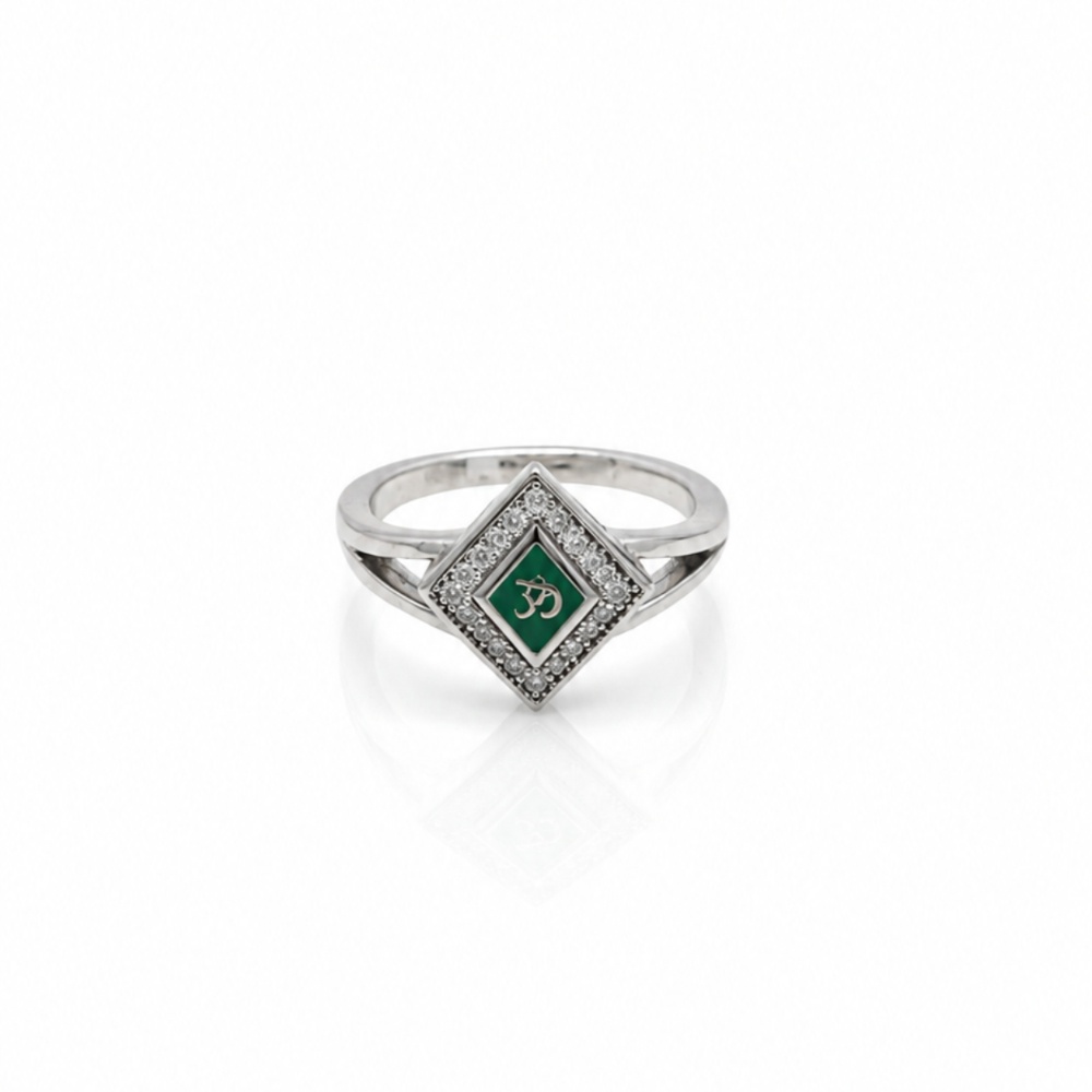 Devine Om 925 Silver Ring