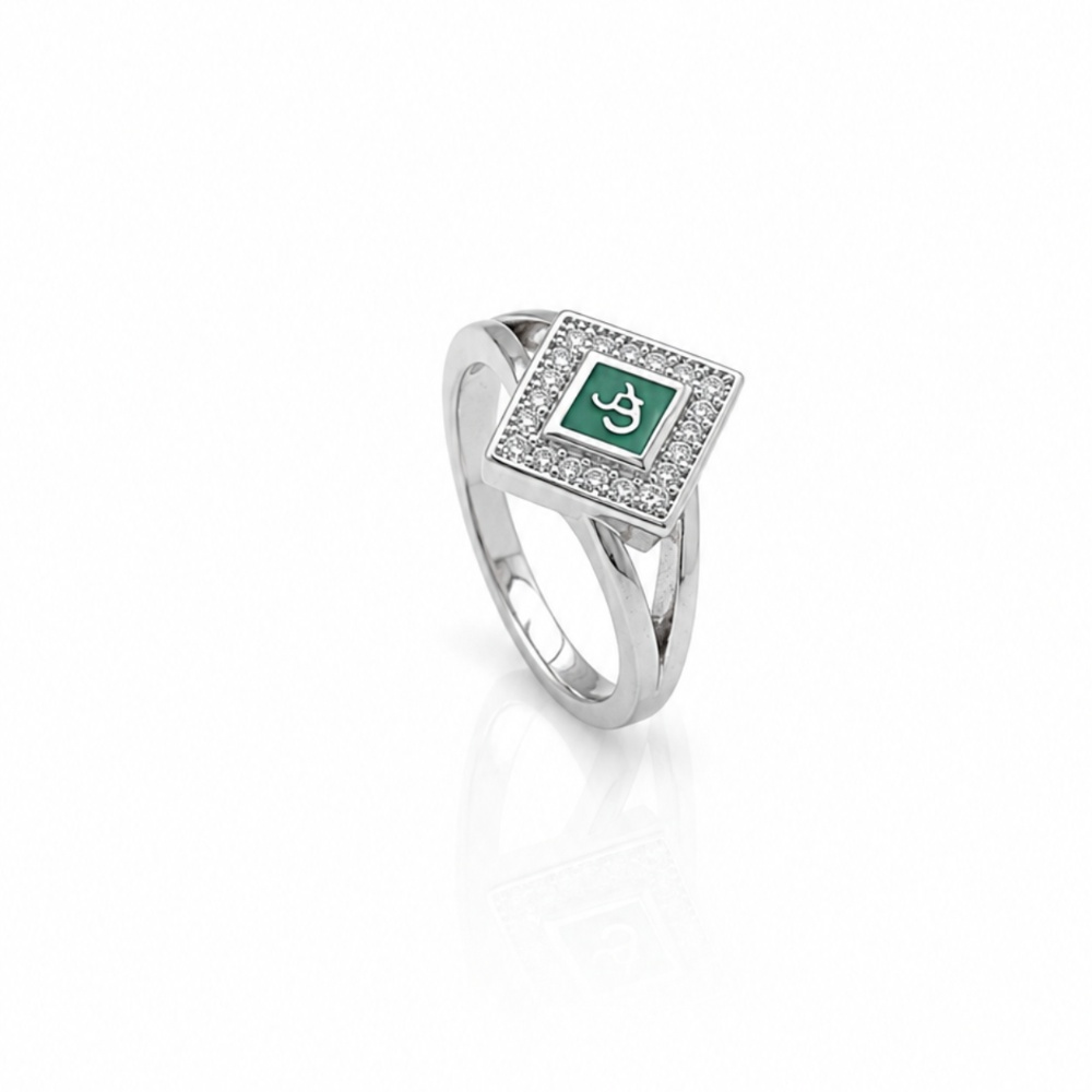 Devine Om 925 Silver Ring