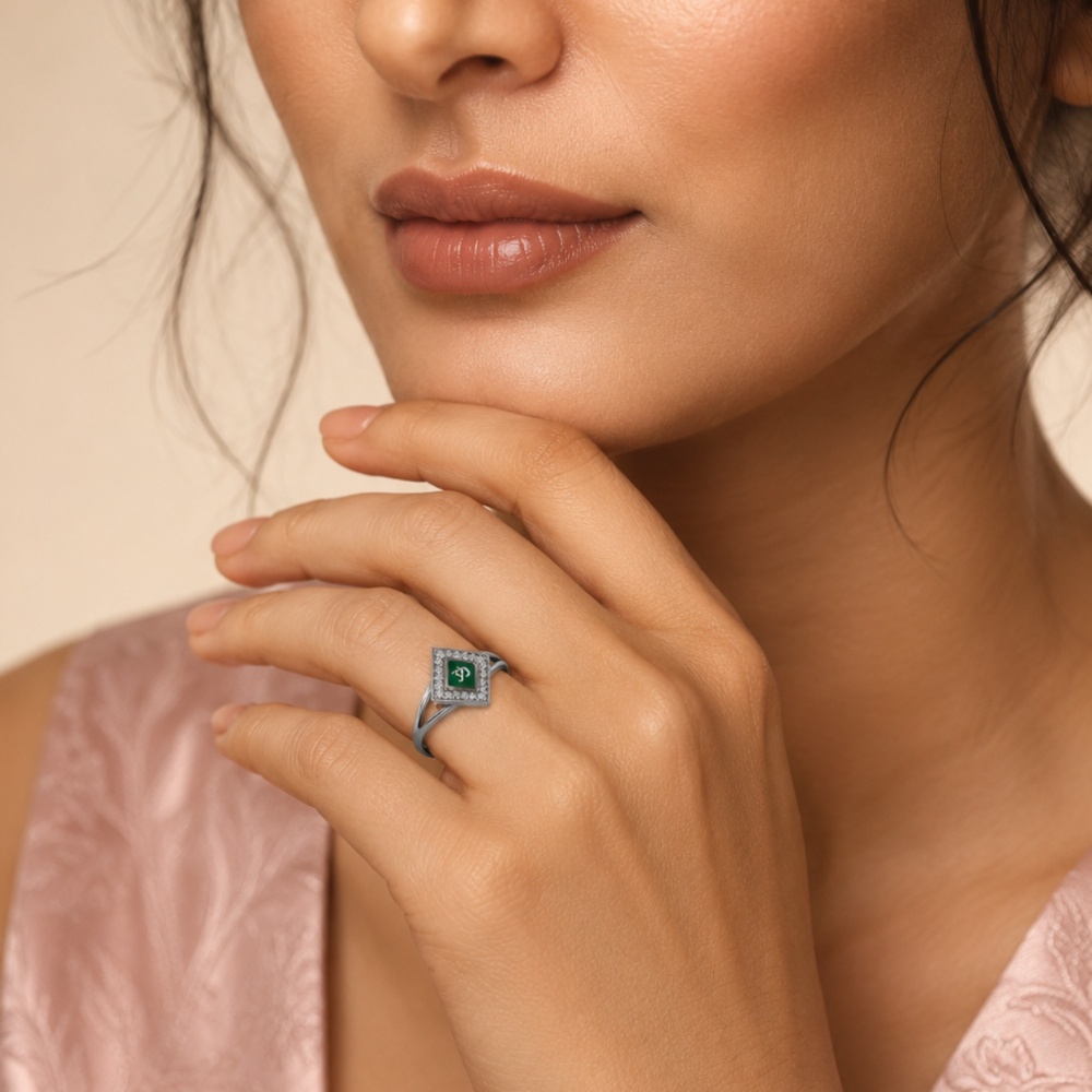 Devine Om 925 Silver Ring