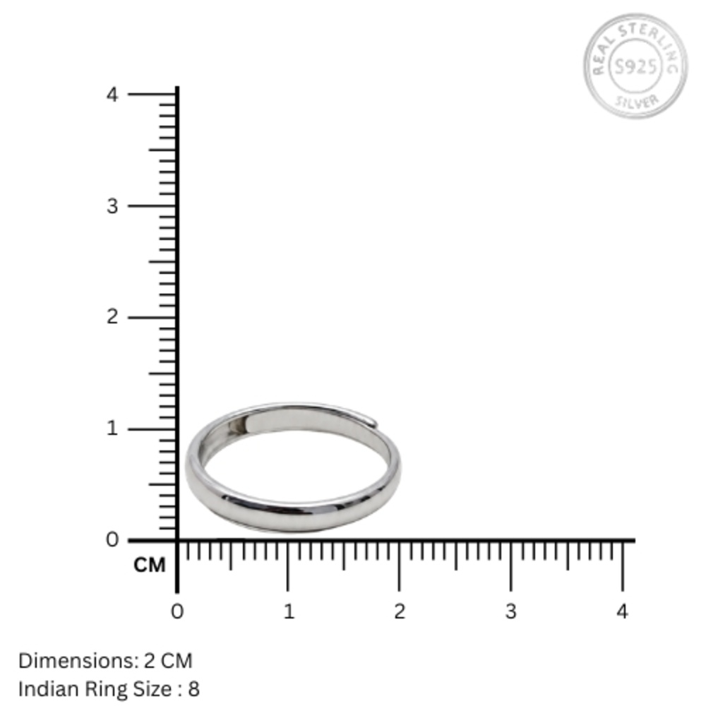Elegant Everyday 925 Silver Band