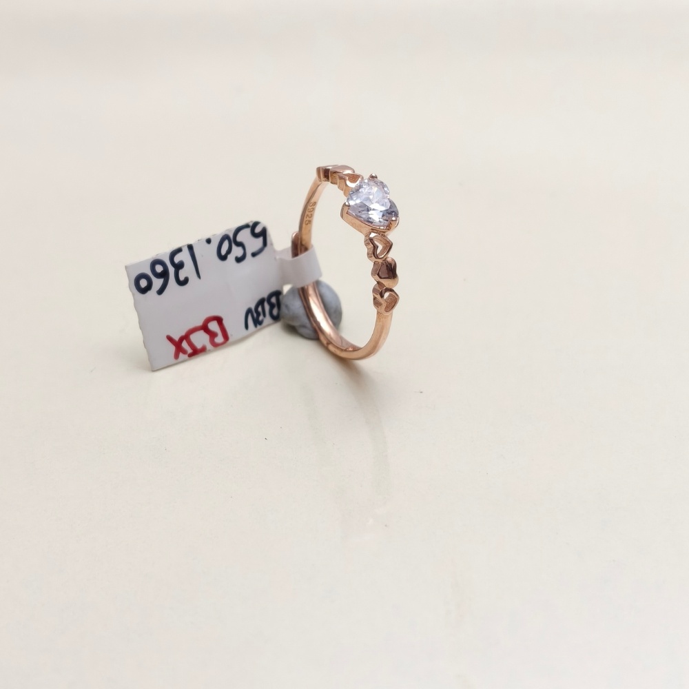 Hertline Crystal 925 Silver Ring