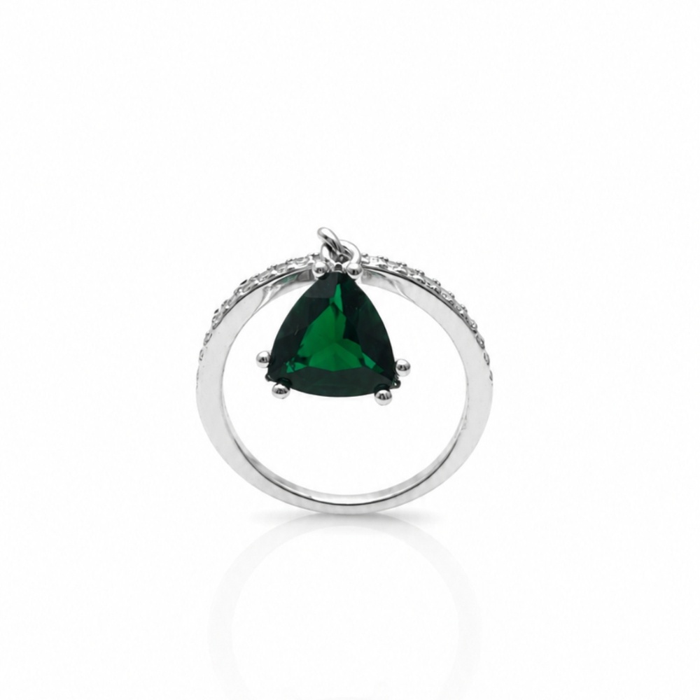 Royal Emerald 925 Silver Ring