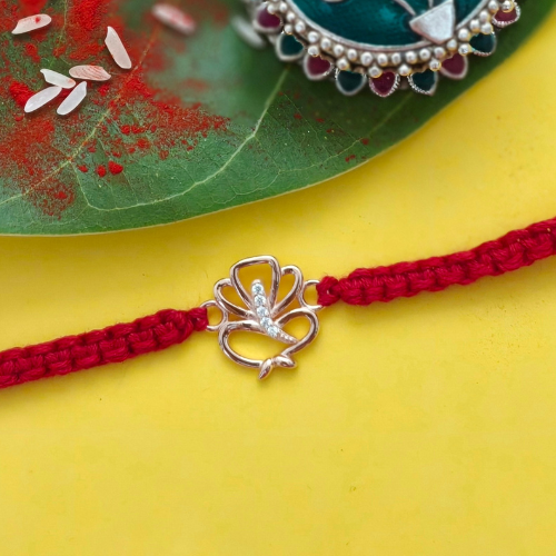 Ganpati Blessings 925 Sterling Silver Rakhi
