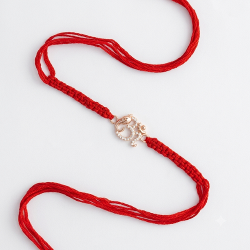 Spiritual Om Ganesha 925 Sterling Silver Rakhi