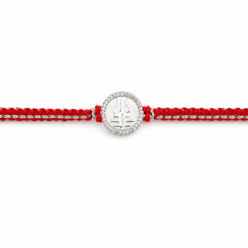 Heritage Trishul 925 Sterling Silver Rakhi for Brother