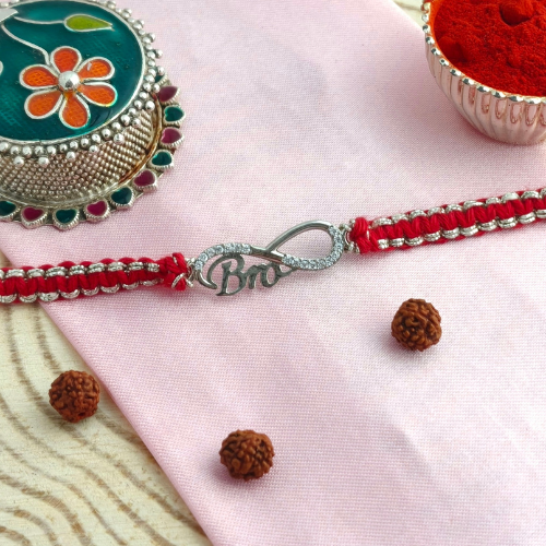 Infinity Bro 925 Sterling Silver Rakhi