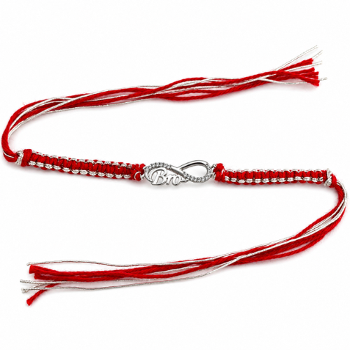 Infinity Bro 925 Sterling Silver Rakhi