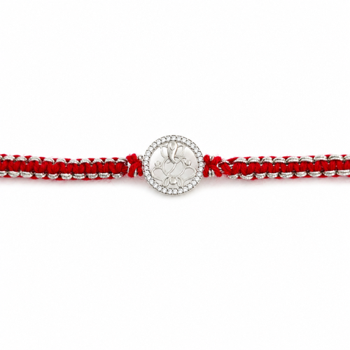 Blessed Ganesha 925 Sterling Silver Rakhi for Brother