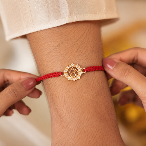 Divine Om Lotus 925 Sterling Silver Rakhi for Brother – Premium Designer Rakhi  Alternative Long Product Names