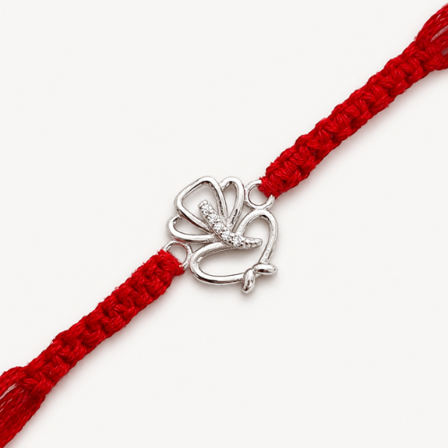 Elegant Lord Ganesha 925 Sterling Silver Rakhi for Brother – Premium Designer Rakhi