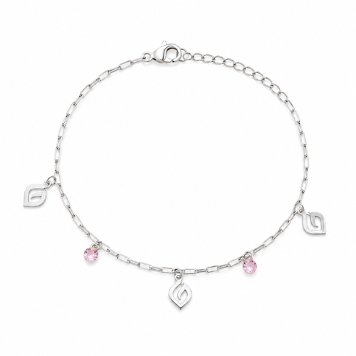 Nature Leaf 925 Sterling Silver Bracelet Rakhi