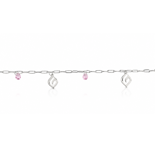 Nature Leaf 925 Sterling Silver Bracelet Rakhi