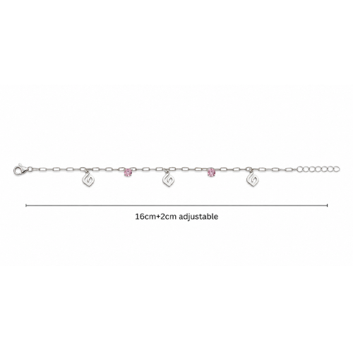 Nature Leaf 925 Sterling Silver Bracelet Rakhi